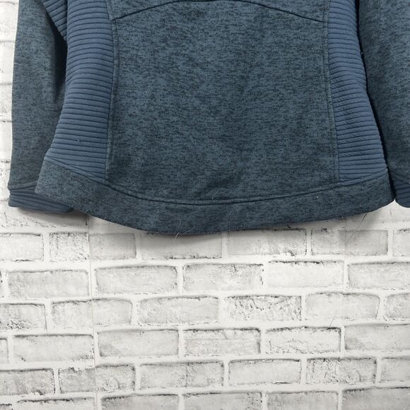 The North Face Indi 2 Gray Full Zip Jacket Slim Fit Fleece Lined Women's Large - Picture 16 of 16